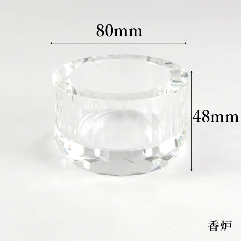 Crystal Mini Buddhist Altar Set of Five Buddhist Altar Accessories