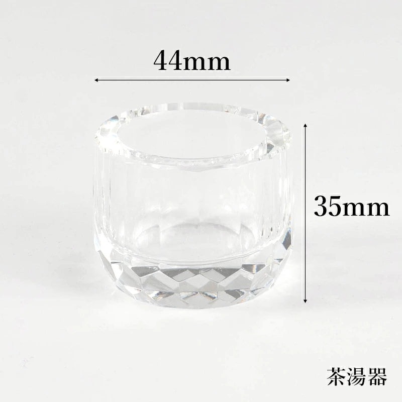 Crystal Mini Buddhist Altar Set of Five Buddhist Altar Accessories