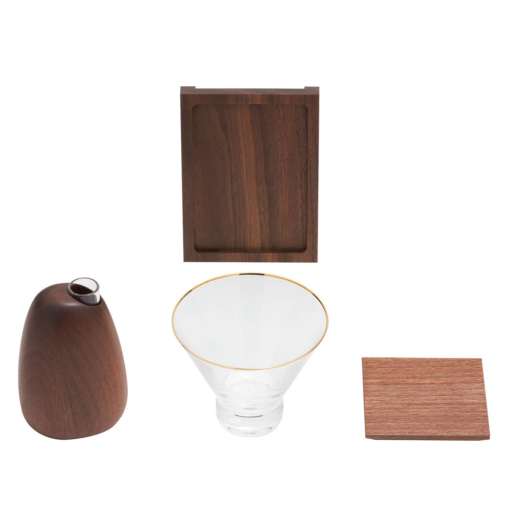 Mini Buddhist Altar Set of 4, Natural D