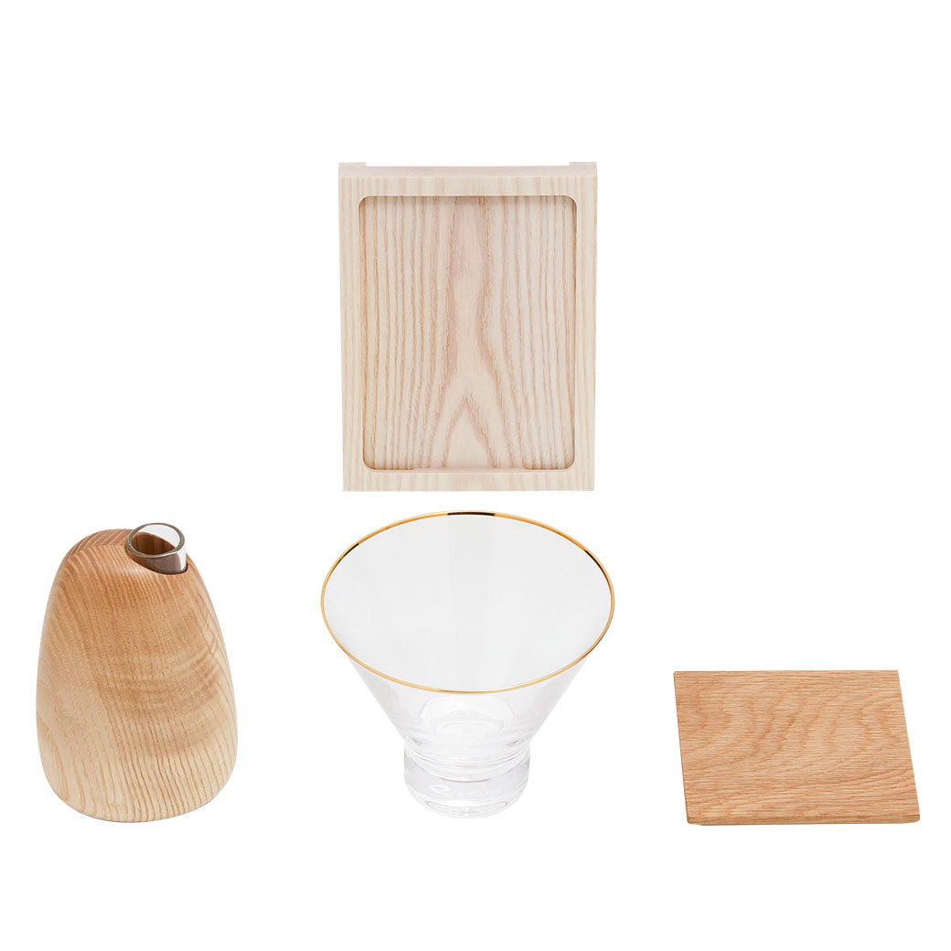 Mini Buddhist Altar Set of 4, Natural D