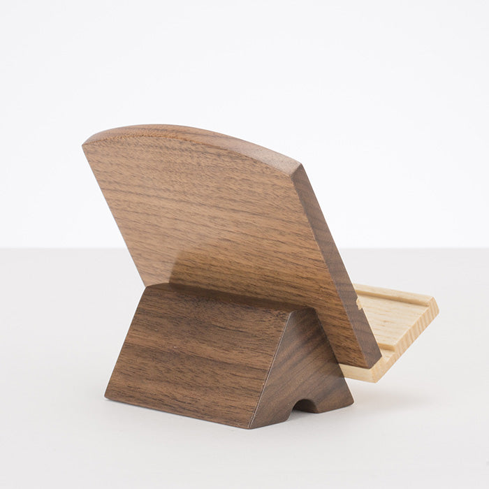 Death register stand (walnut/ash)