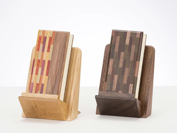 Original Buddhist Altar Stand for Memorial Books, Walnut, Oak, for Memorial Books 3.0-5.0 inches