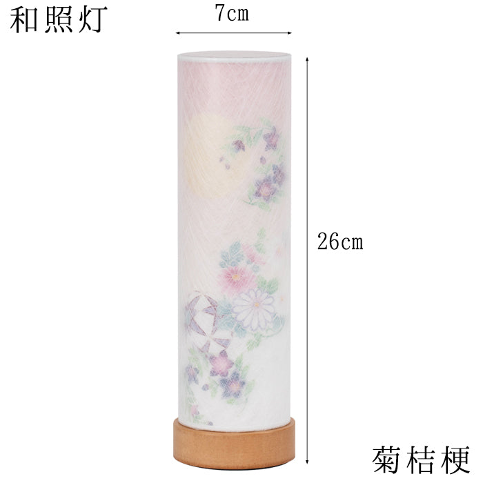 初盆セット07 真菰セット + 仏膳 + 和照灯 桔梗 菊桔梗