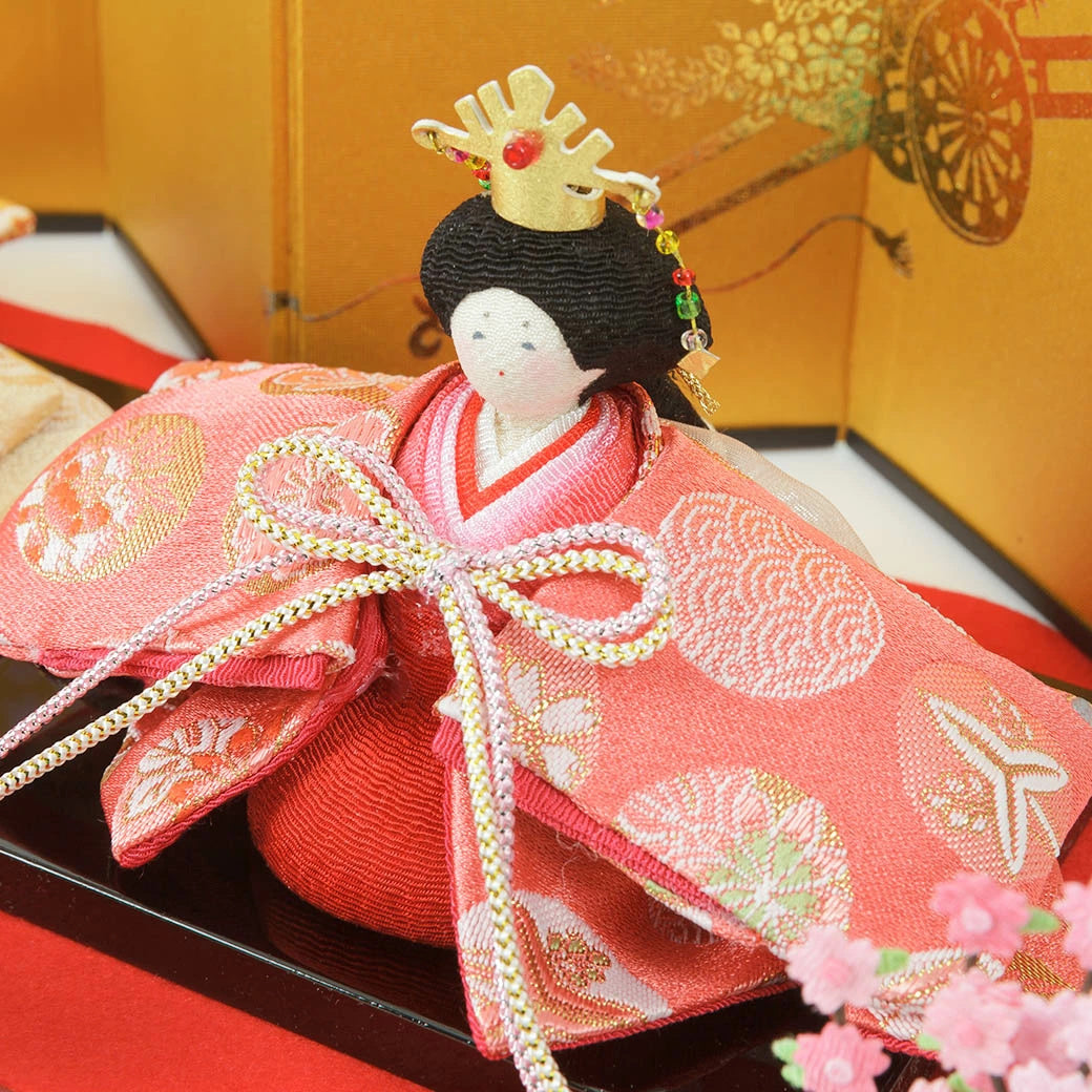 Hina Dolls, Flower Ball Stage Hina Doll Decorations