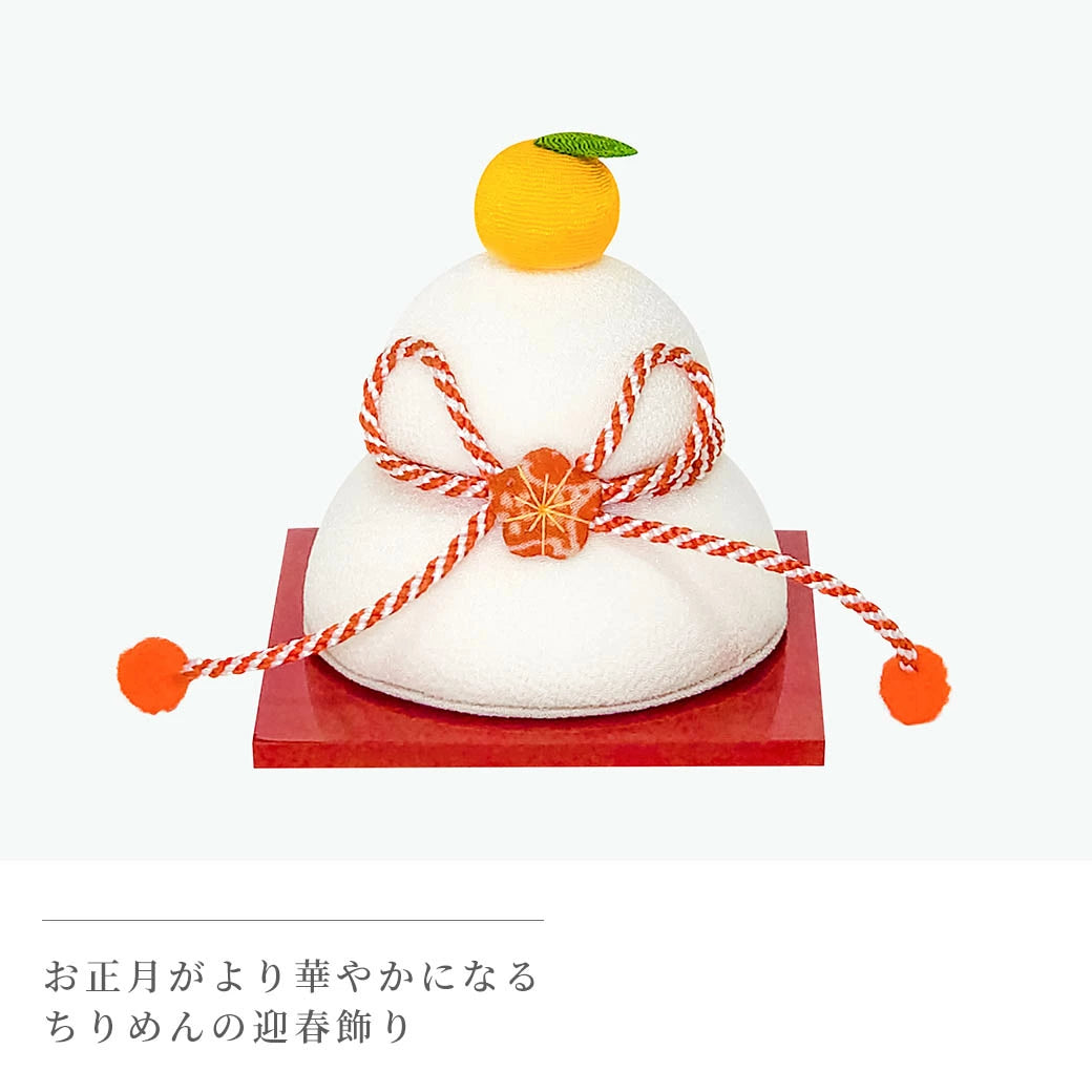 New Year's decoration: Hanamusubi Kagamimochi