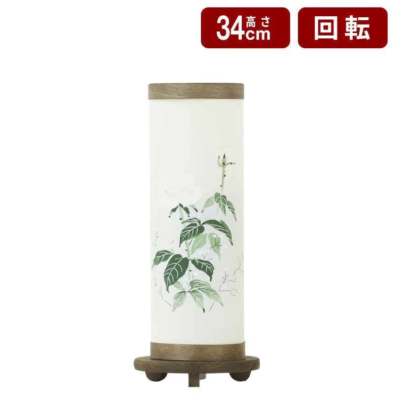 盆提灯 焼桐香奈 白薔薇 単品