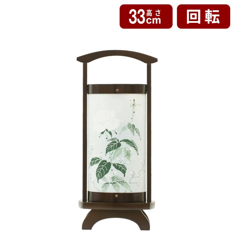 盆提灯 和みワイン 白薔薇 単品