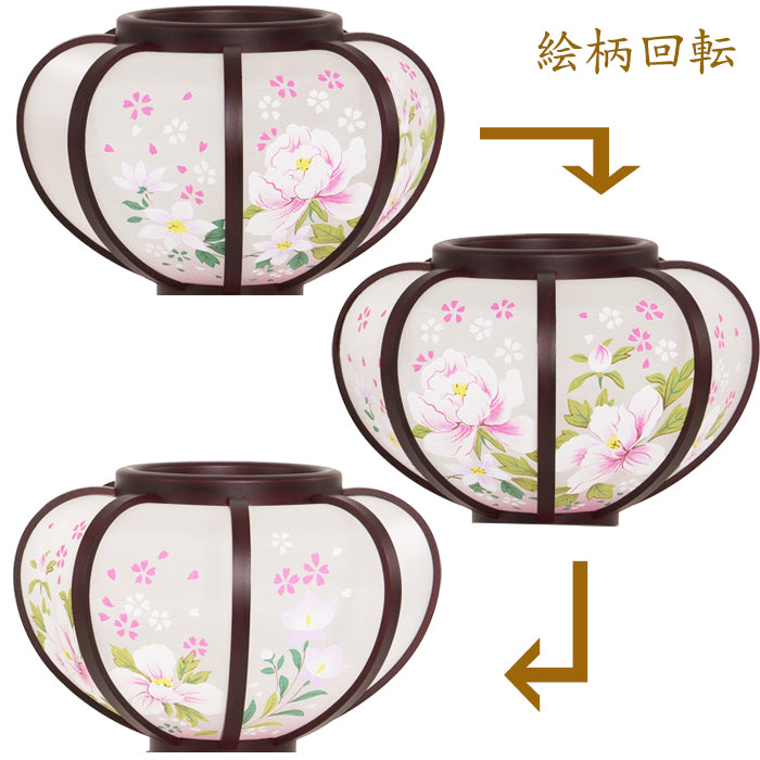 盆提灯 ミニ行灯 かなで 一対