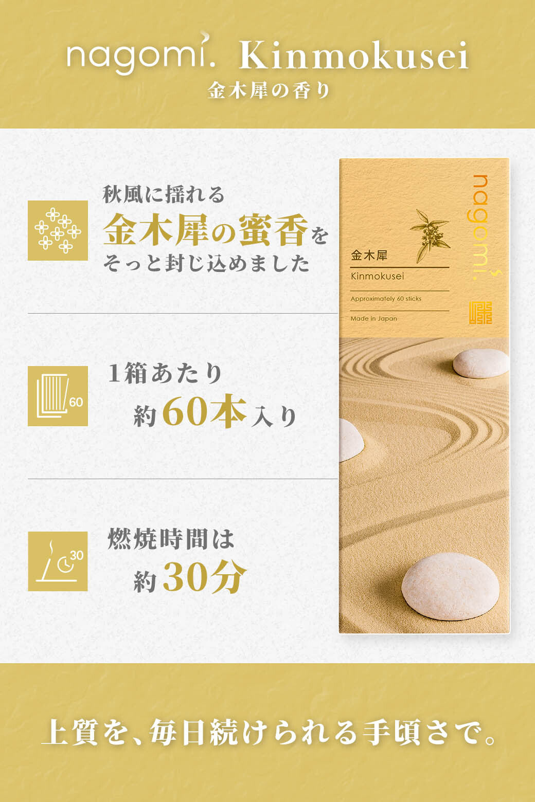 nagomi お香　Kinmokusei